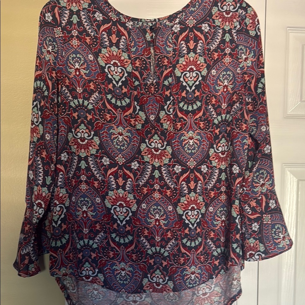 Floral Patterned Women's Top